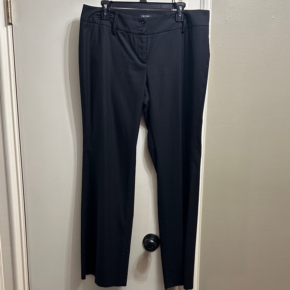 Nicole Black Straight Leg Women's Pants